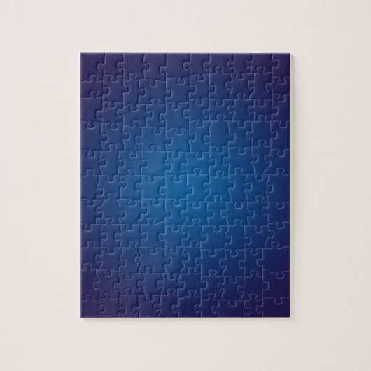 Cool Grainy Deep Blue Vignette Puzzle (Vertikal)