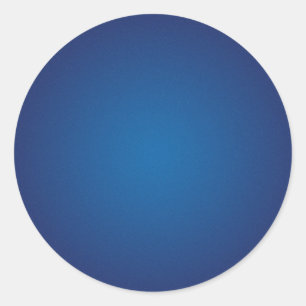 Cool Grainy Deep Blue Vignette Runder Aufkleber