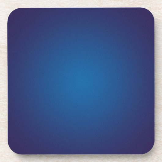 Cool Grainy Deep Blue Vignette Untersetzer (Vorderseite)