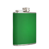 Cool Grainy Green-Black Vignette Flachmann (Rechts)