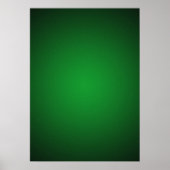 Cool Grainy Green-Black Vignette Poster (Vorne)