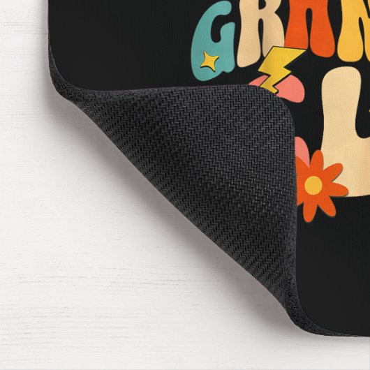 Cool Grandmas Club Groovy Retro Funny New Grandma Mousepad (Ecke)