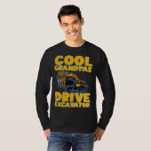 Cool Grandpas Drive Excavator       T-Shirt (Vorne ganz)