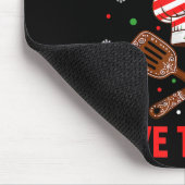 Cool Grandpas Love To Cook Festive Fun Candy Cane Mousepad (Ecke)
