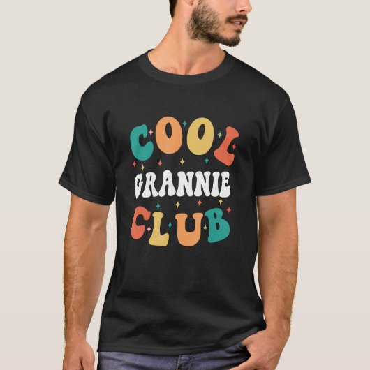 Cool Grannie Club Oma Spaß Großmutter Familie T-Shirt (Vorderseite)