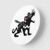 Cool Graphic - Tasmanischer Teufel - Australien Runde Wanduhr (Winkel)