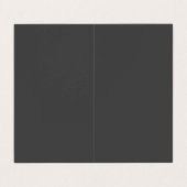 Cool Grau, Dawn, Dusty Gray, Visitenkarten (Außenseite Aufgefaltet)