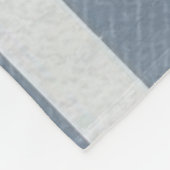 Cool Gray Minimalist Plaid Fleece Blanket (Ecke)