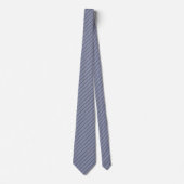Cool Gray mit Charcogray Pinstripes Krawatte (Vorderseite)