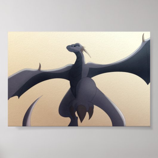 Cool Gray Wyvern Poster (Vorne)