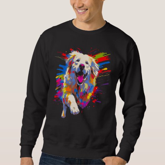 Cool Great Pyrenees Dog Sweatshirt (Vorderseite)