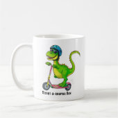 Cool Green Dinosaur Kaffeetasse (Links)