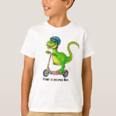 Cool Green Dinosaur T-Shirt (Vorderseite)