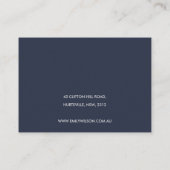 COOL GREEN GOLD FOLIAGE GROVE EARRING DISPLAY BUSI VISITENKARTE (Rückseite)