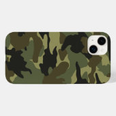 Cool Green Khaki Camouflage Camouflage Muster Case-Mate iPhone Hülle (Rückseite (Horizontal))