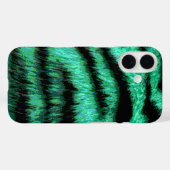 Cool green neon tiger stripes Case-Mate iPhone hülle (Rückseite (Horizontal))