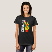 Cool Grenada Flag Patriotic T-Shirt (Vorne ganz)