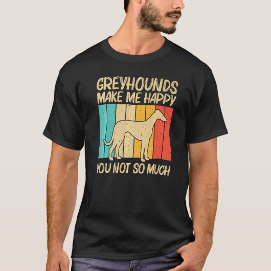 Cool Greyhound For Men Women Sighthound Pet Dog Br T-Shirt (Vorderseite)