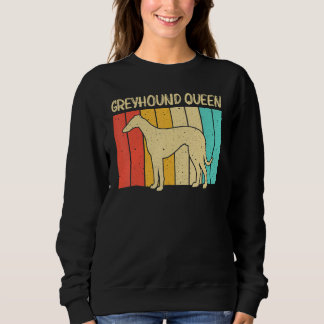 Cool Greyhound For Women Mom Sighthound Pet Dog Br Sweatshirt