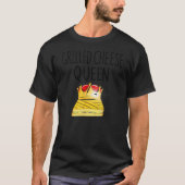 Cool Grillkäse Queen Funny Toasted Sandwich m T-Shirt (Vorderseite)