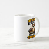 Cool Groundhog Day Groundhog | Funny February Kaffeetasse (VorderseiteRechts)