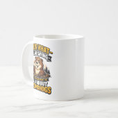 Cool Groundhog Day Groundhog | Funny February Kaffeetasse (Vorderseite Links)