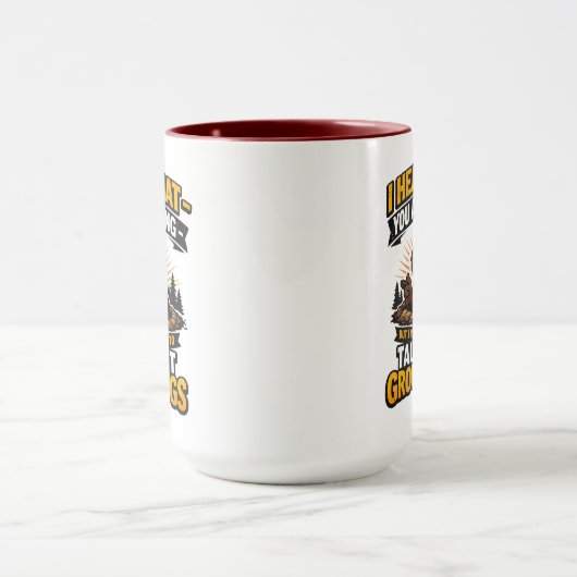 Cool Groundhog Day Groundhog | Funny February Tasse (Zentrum)