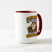 Cool Groundhog Day Groundhog | Funny February Tasse (VorderseiteRechts)