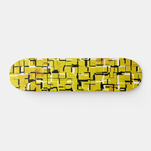 COOL Grunge Green Schwarz-weiß Skateboard (Horizontal)