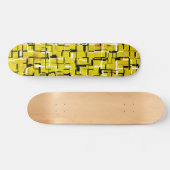 COOL Grunge Green Schwarz-weiß Skateboard (Horizontal)