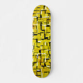 COOL Grunge Green Schwarz-weiß Skateboard (Vorne)