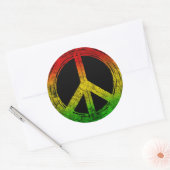 Cool Grunge Reggae Rasta Peace Symbol Stickers (Umschlag)