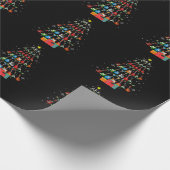 Cool Guitar Christmas Tree Merry Xmas Gifts Xmas L Geschenkpapier (Ecke)