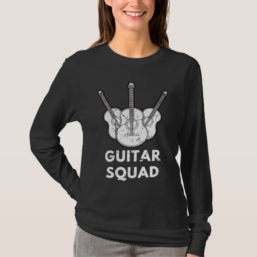 Cool Guitar Squad Guitarist Music Guitars Player T-Shirt (Vorderseite)