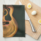 Cool guitarist gift geschirrtuch (Viertel Falte)