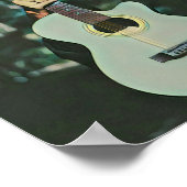 Cool guitarist gifts poster (Ecke)