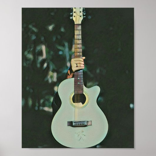 Cool guitarist gifts poster (Vorne)