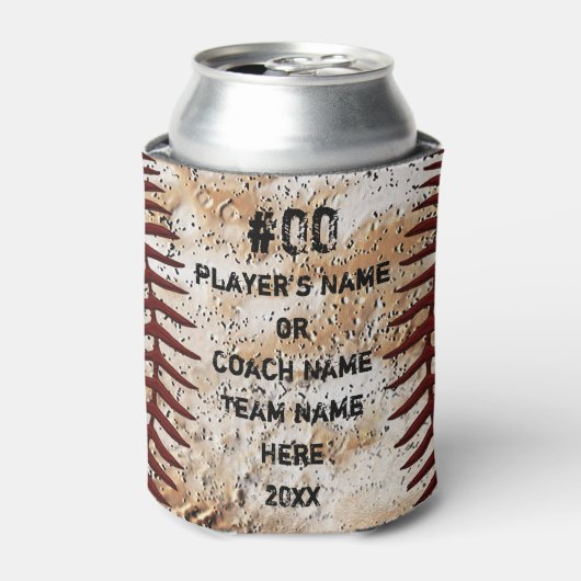 Cool günstige Personalisierte Baseball-Geschenke f Dosenkühler (Kanne Vorderseite)