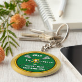 Cool günstige Personalisierte Lacrosse Geschenke, Schlüsselanhänger (Seite)