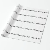Cool Hacker Design Geschenkpapier (Ungerollt)
