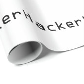 Cool Hacker Design Geschenkpapier (Rolleneckpunkt)