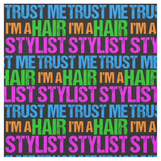 Cool-Hair-Stylist Stoff (Nahaufnahme)