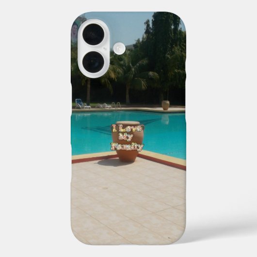 Cool Hakuna Matata Pool Seite I Liebe Meine Famili Case-Mate iPhone Hülle (Rückseite)