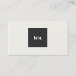 Cool Hallo Gruß soziale Netzwerke Visitenkarte