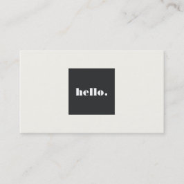 Cool Hallo Gruß soziale Netzwerke Visitenkarte