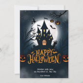 Cool Halloween Party  Einladung (Vorderseite)