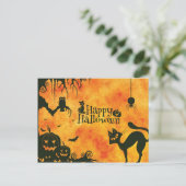 Cool Halloween Postkarte (Stehend Vorderseite)