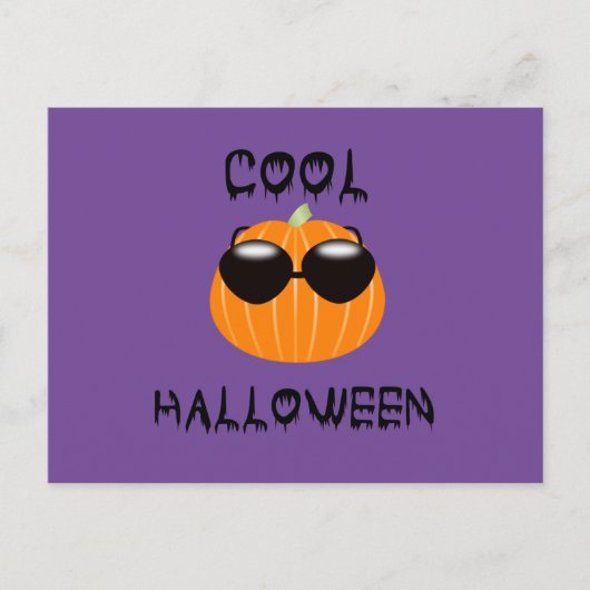 Cool Halloween Postkarte (Vorderseite)