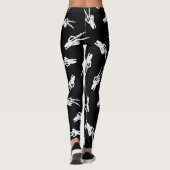 Cool Halloween skeleton hands  Leggings (Rückseite)