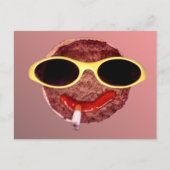 Cool Hamburger Postkarte (Vorderseite)